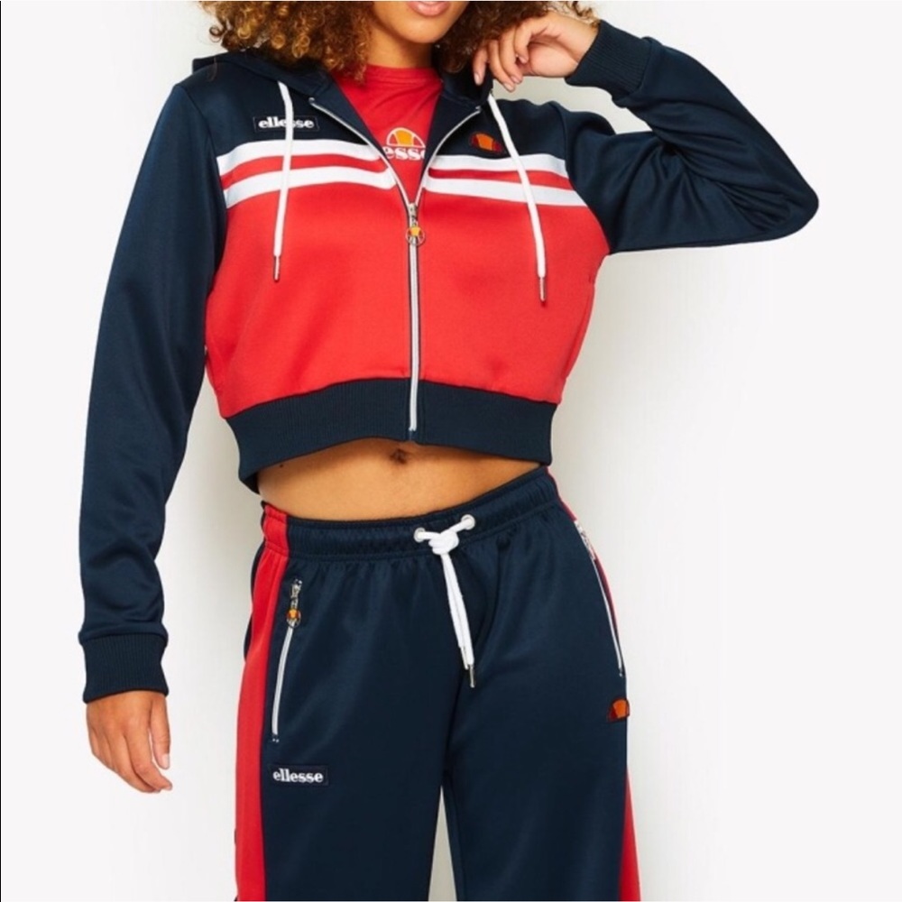 Ellesse wide leg track pants
